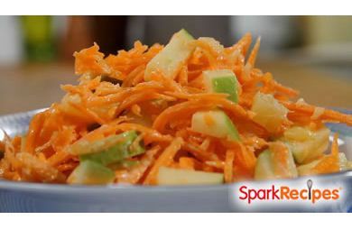 SparkPeople Cookbook SNEAK PEEK: Lunch Box Carrot Slaw with Apples
