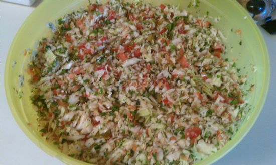 Pico de Gallo (cabbage salsa)