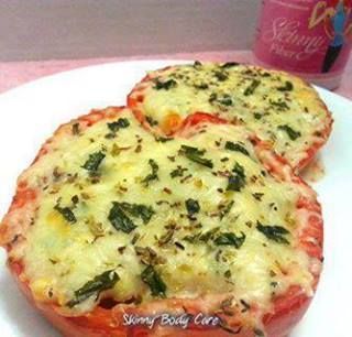 BAKED Cheesy TOMATOES 