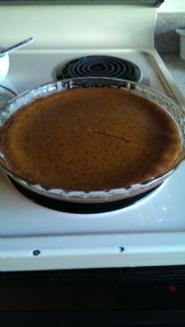 Gramies Pumpkin pie no crust