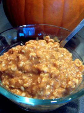 Pumpkin Pie Oatmeal