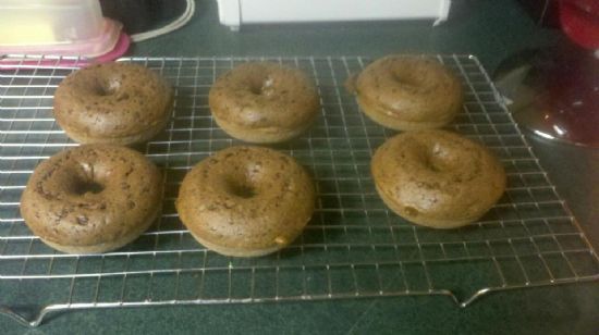 Baked Chocolate Cinnamon Cake Donuts