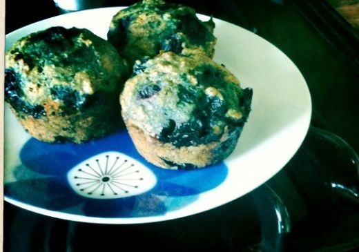 Whole Wheat Blueberry Muffins