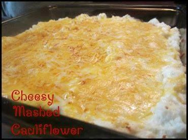 Cheesy Mashed Cauliflower