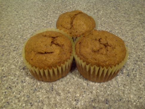 Whole Wheat Banana Walnut Muffins