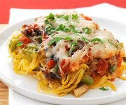 Spaghetti Squash & Tomato Italian Bake