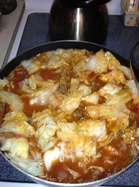 Stuffed Cabbage Skillet Casserole