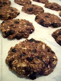 Blueberry, Coconut & Almond Breakfast Cookies