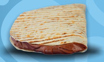 Whole Wheat Nutella Tortilla