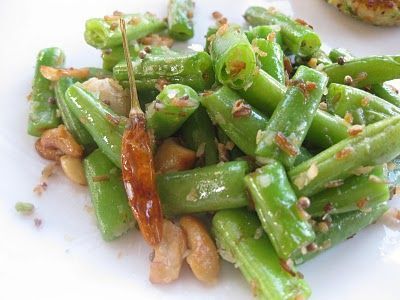 Padma's Coconut Green Beans