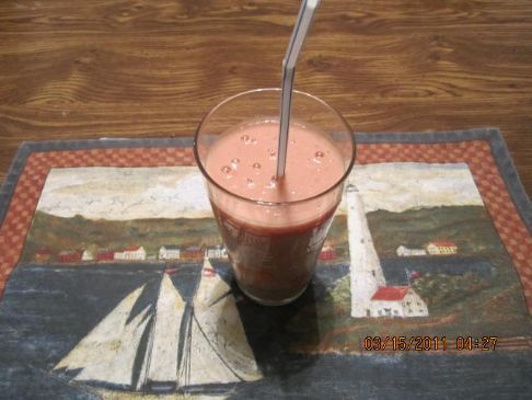 Pineapple, Payapa, Strawberry, Mango Smoothie