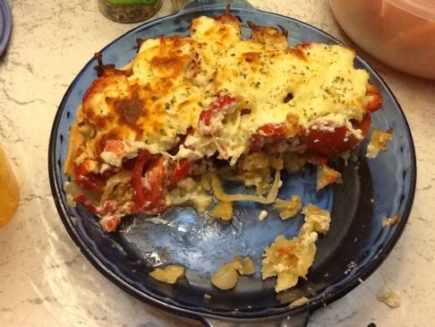 Tomato Chicken Sausage Pie