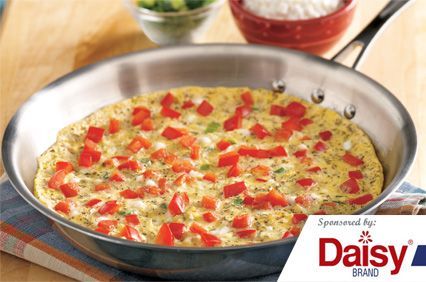 Red Pepper Frittata from Daisy Brand