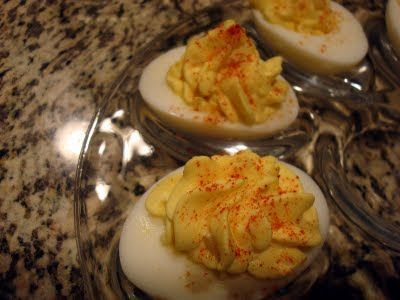 Less-Evil Deviled Eggs