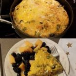 Sweet potato and Vegetables Frittata 