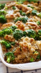 Broccoli Chicken Quinoa Casserole