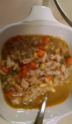 Chicken & Rice Vegetable Soup