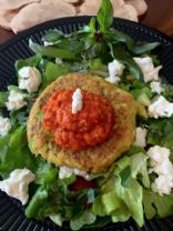 Vegetarian Burgers with garbanzo and corn flour 