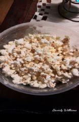 Beverly's frosting popcorn