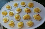 Deviled eggs using vinegar