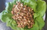 Chicken lettuce wraps for one