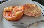 Air Fryer- Ham, cheese, tomato & egg muffins