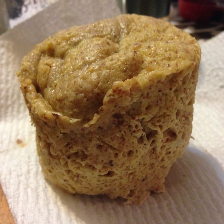 Almond Butter Mug Cake | A Taste of Madness