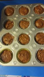 Applesauce protein brownies cupcakes