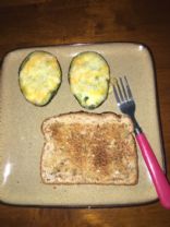 Avocado Spinach Egg Bake