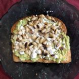 Avocado Toast with Feta and Pine Nuts