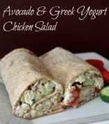 Avocado and Greek Yogurt Chicken Salad (No Mayo)