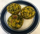 Bacon, Spinach, and Egg Muffin