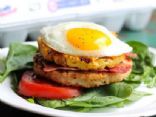 Bacon, Egg & Pineapple Turkey Burger