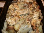 Baked Chicken with Endive