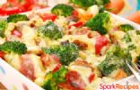 Baked Pasta with veggies and turkey