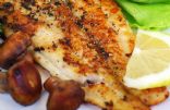Baked White Fish with Mushrooms