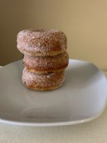 Baked almond meal donut