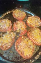 Baked tomato & cheese