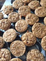 Banana toffee muffins