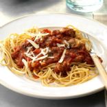 Basic spaghetti  with ground chicken