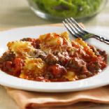 Beefy Skillet Ravioli