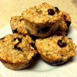 Blueberry and Oat muffins