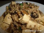 Braised Firm Tofu with Mushrooms