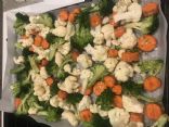 Broccoli, Cauliflower & Carrots-Roasted-Medley 