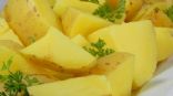 Butter herbed boiled new potatoes