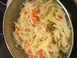 Cabbage and carrot soup