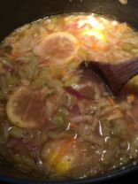 Cabbage and white beans soup