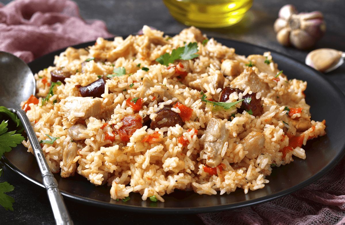 Cajun Chicken And Pork Jambalaya Recipe