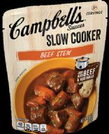Campbell's Slow Cooker Beef Stew Prepared