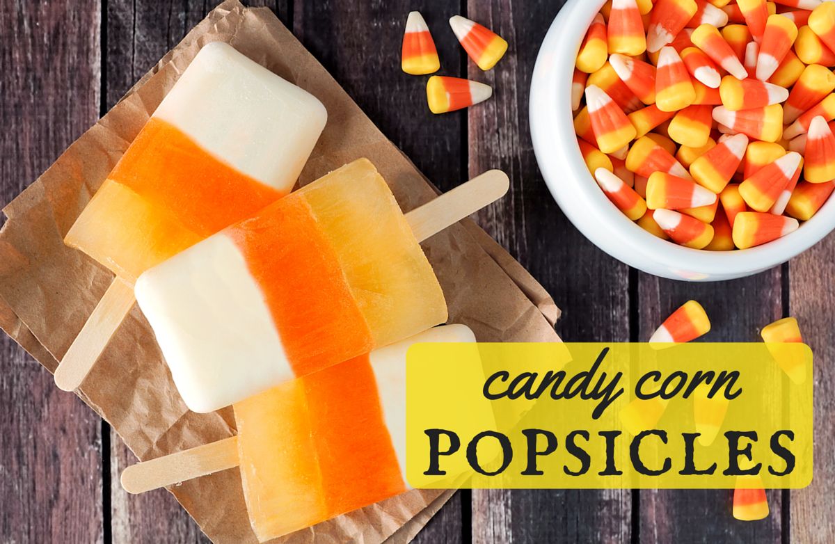 Candy Corn Popsicles Recipe  SparkRecipes